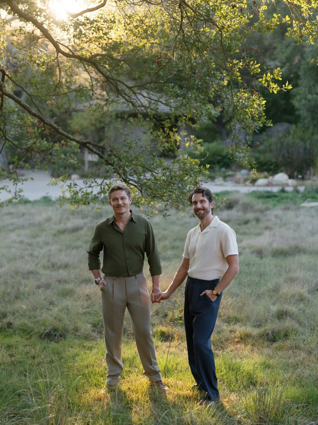 A Santa Barbara engagement session for C+L from this past November, featuring golden hour magic at the botanic garden