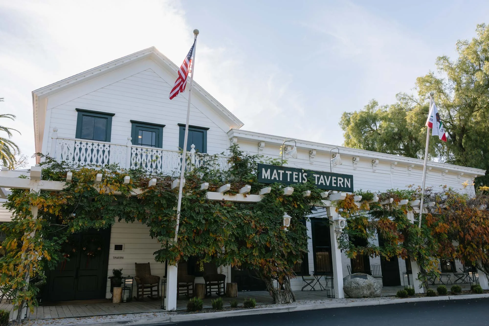 The Inn at Mattei's Tavern, a historic wedding venue in Los Olivos