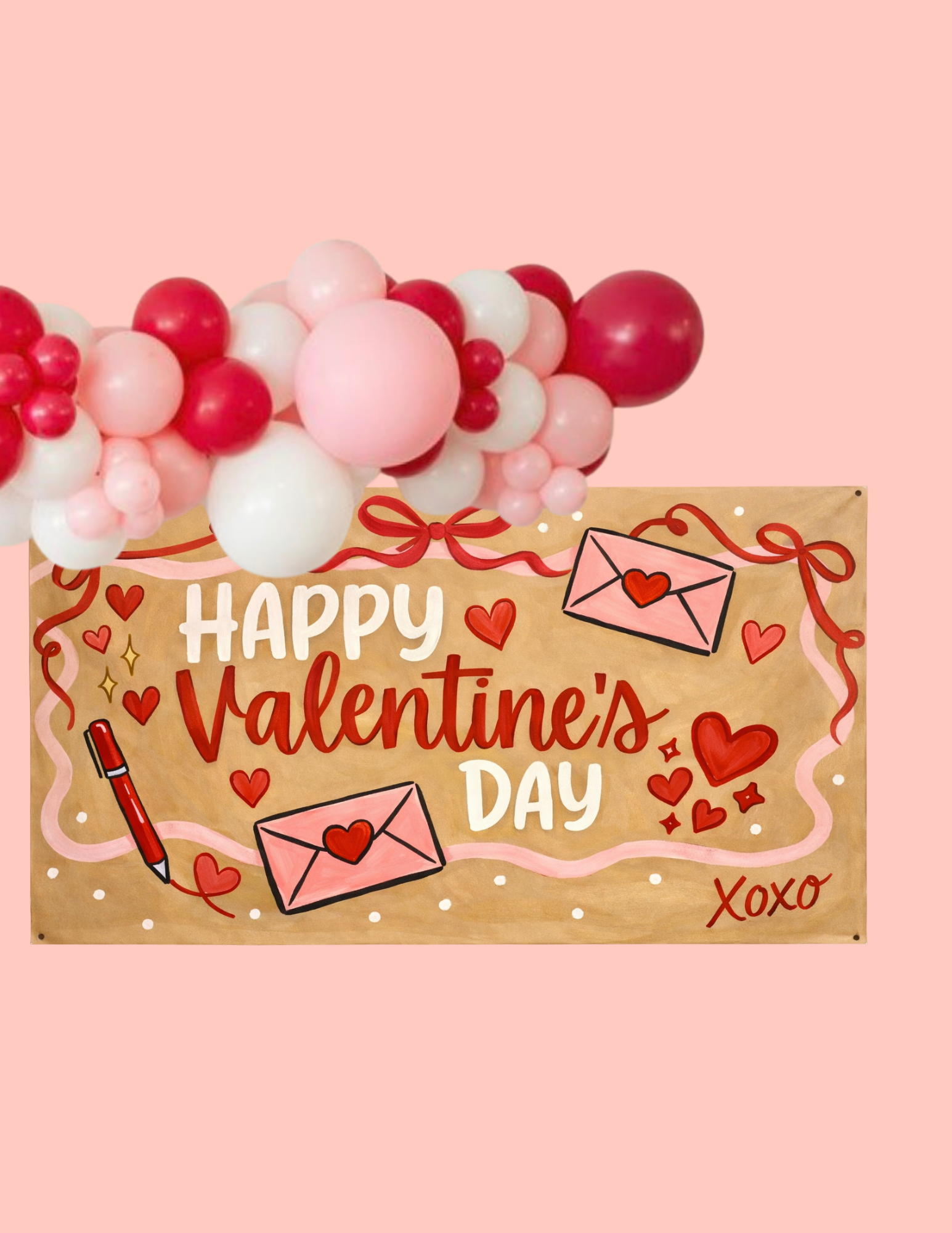 Valentine's Day Paper & Pop Party Package