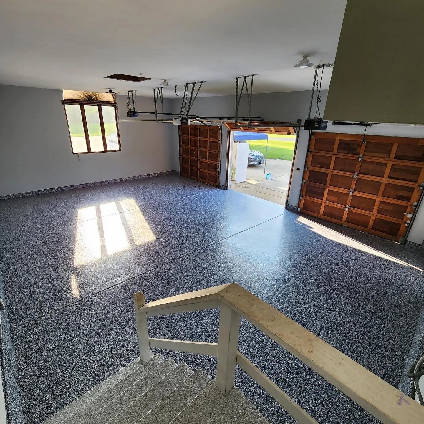 Epoxy Garage Floor Epoxy Chip Floor coating Decorative Residential Flooring