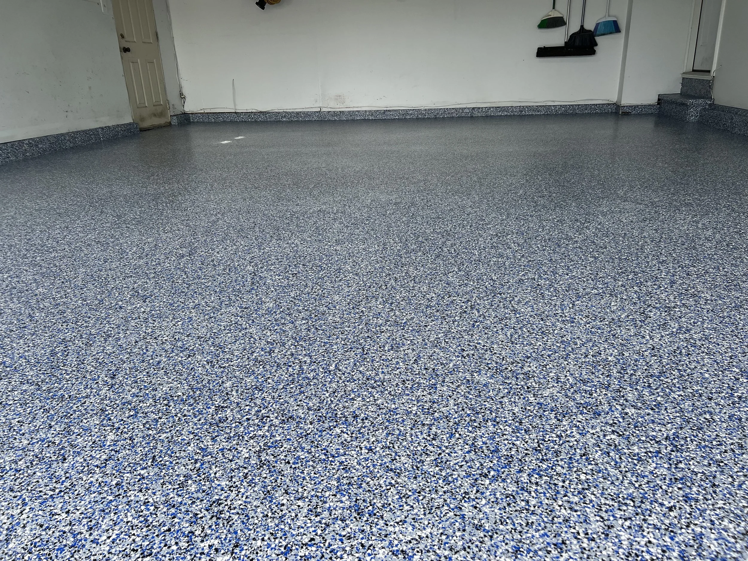 Epoxy Garage Floor Chip Floor Coating Decorative Residential Flooring