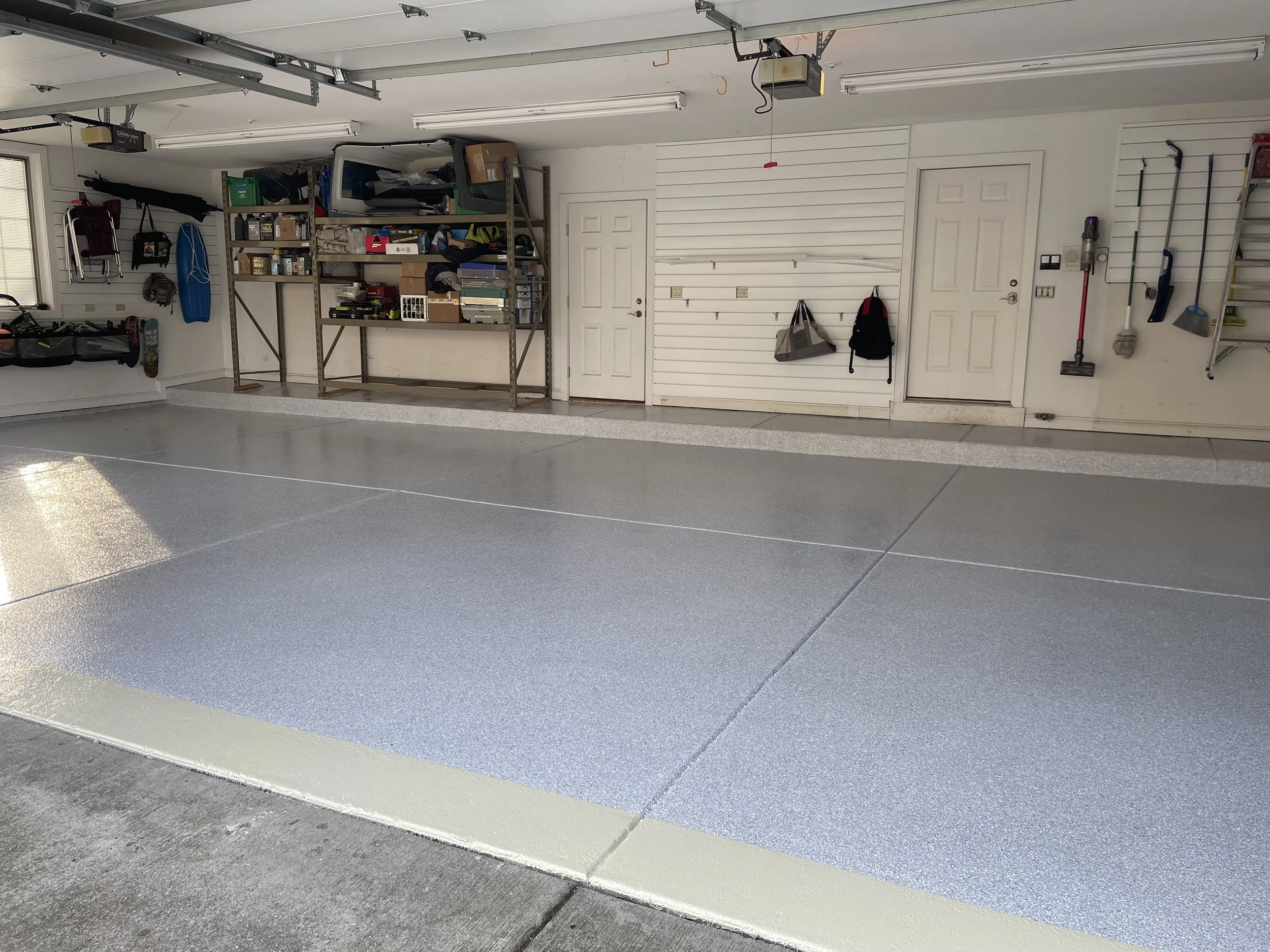 Epoxy Garage Floor Chip Floor Coating Decorative Residential Flooring
