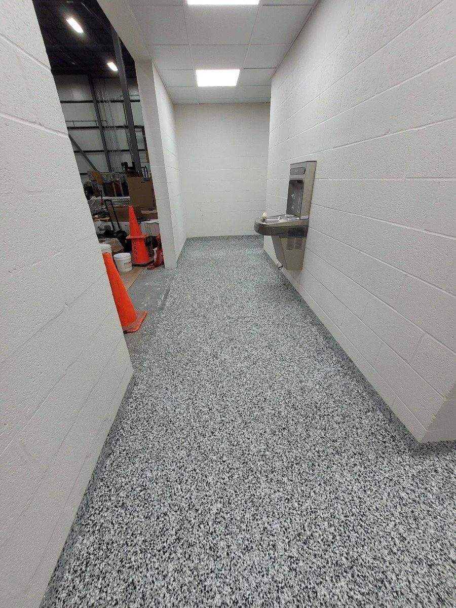 Heavy Industrial Manufacturing Epoxy Chip Floor Coating Decorative Bathroom Flooring 