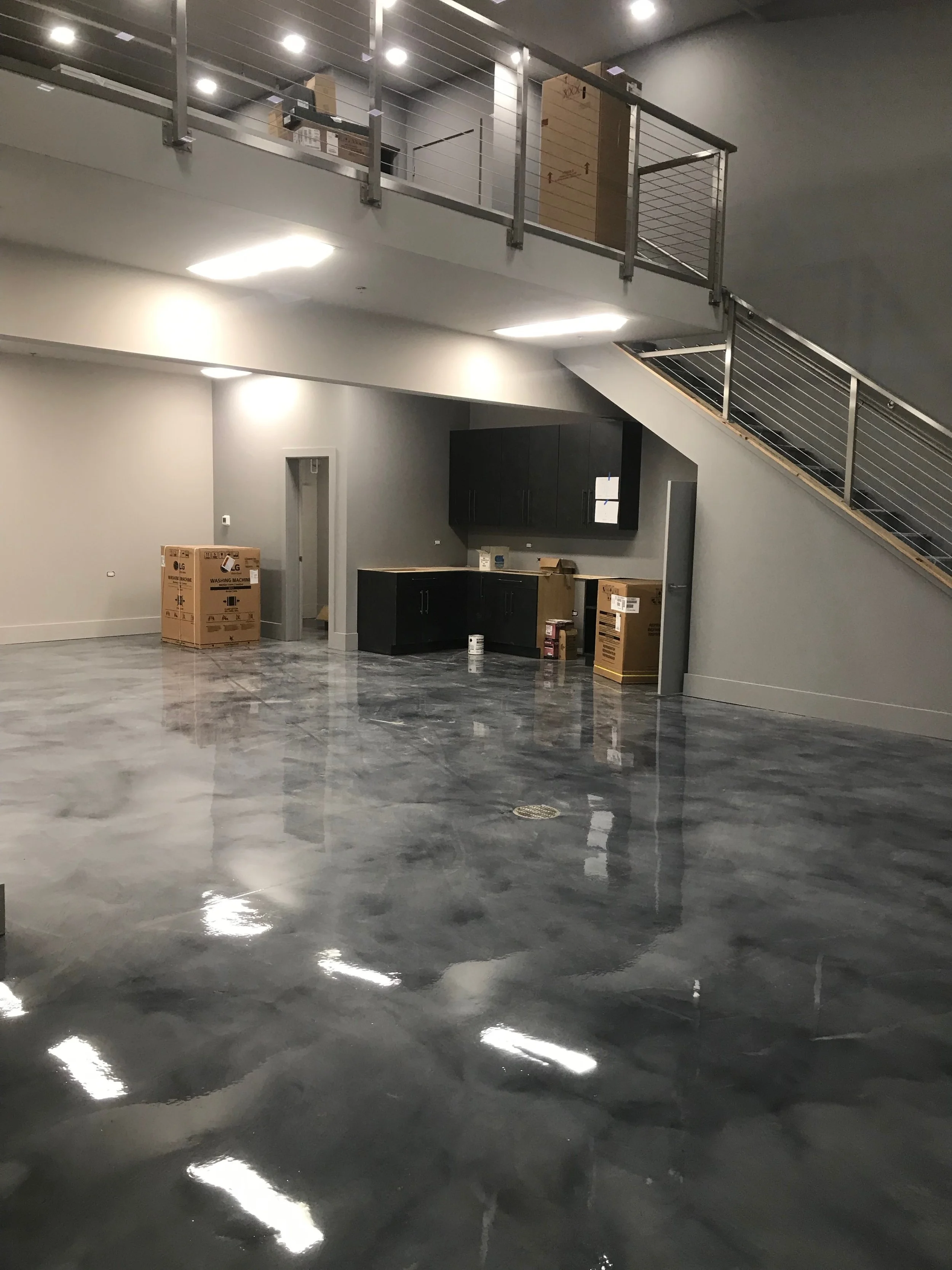 Metallic Epoxy Floor System Garage Floor Coating Decorative Floor Systems