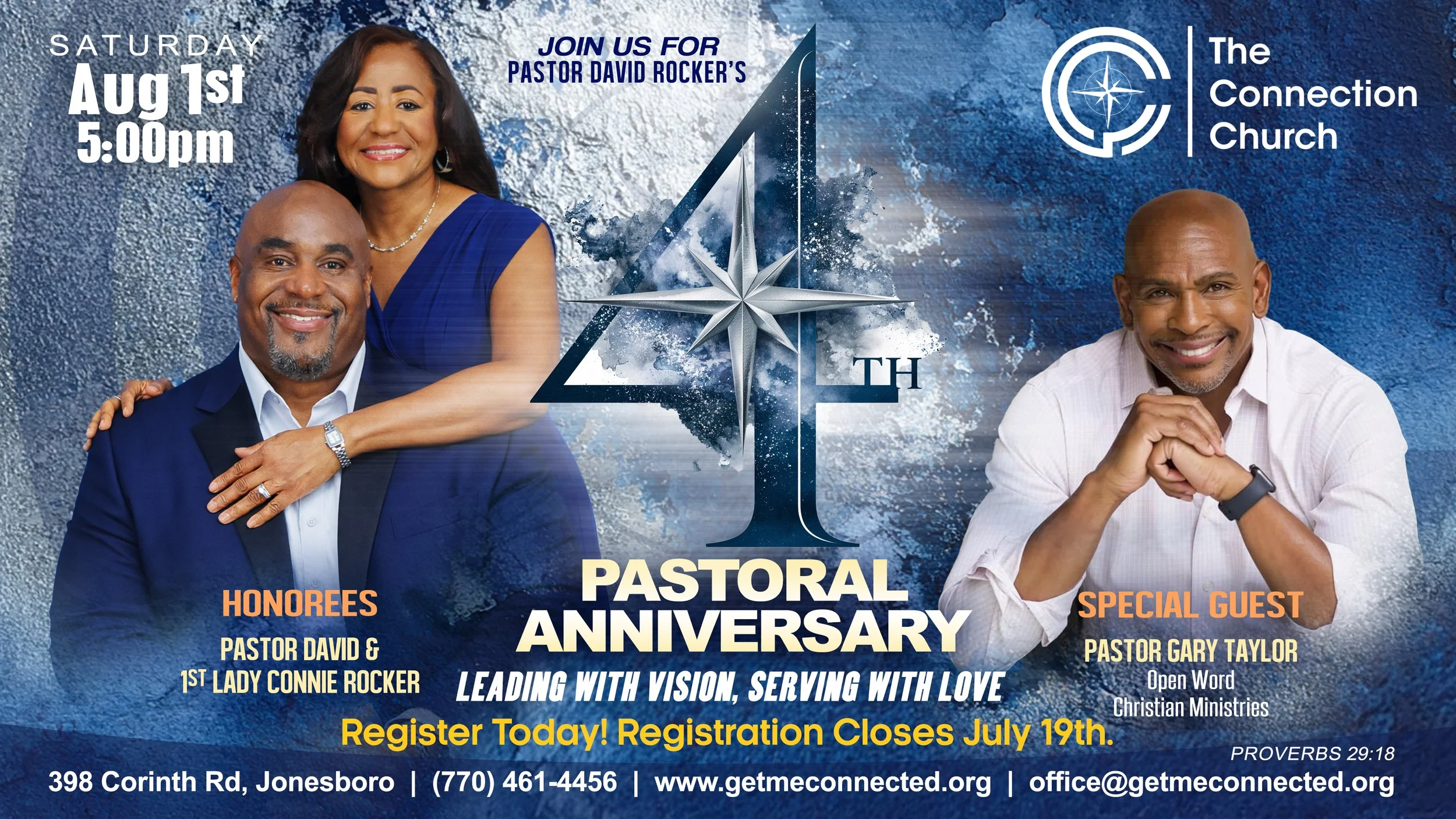 Pastor Rocker's 4th Pastoral Anniversary