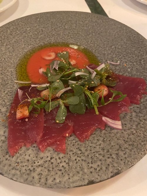 Tuna sashimi at Foino 