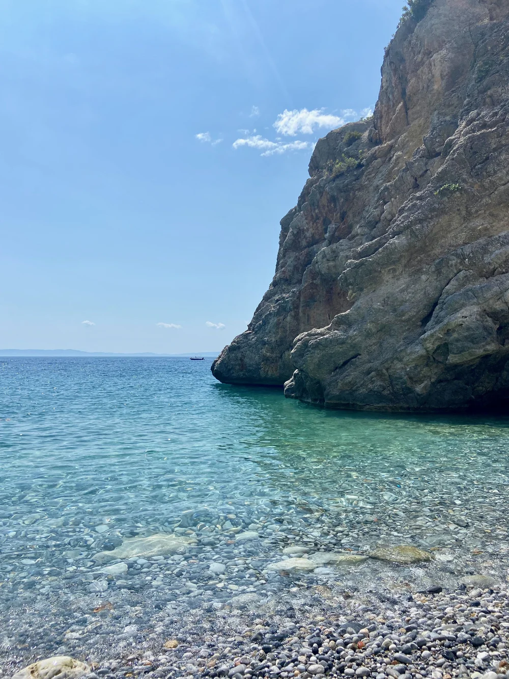 The hidden Foneas Beach 