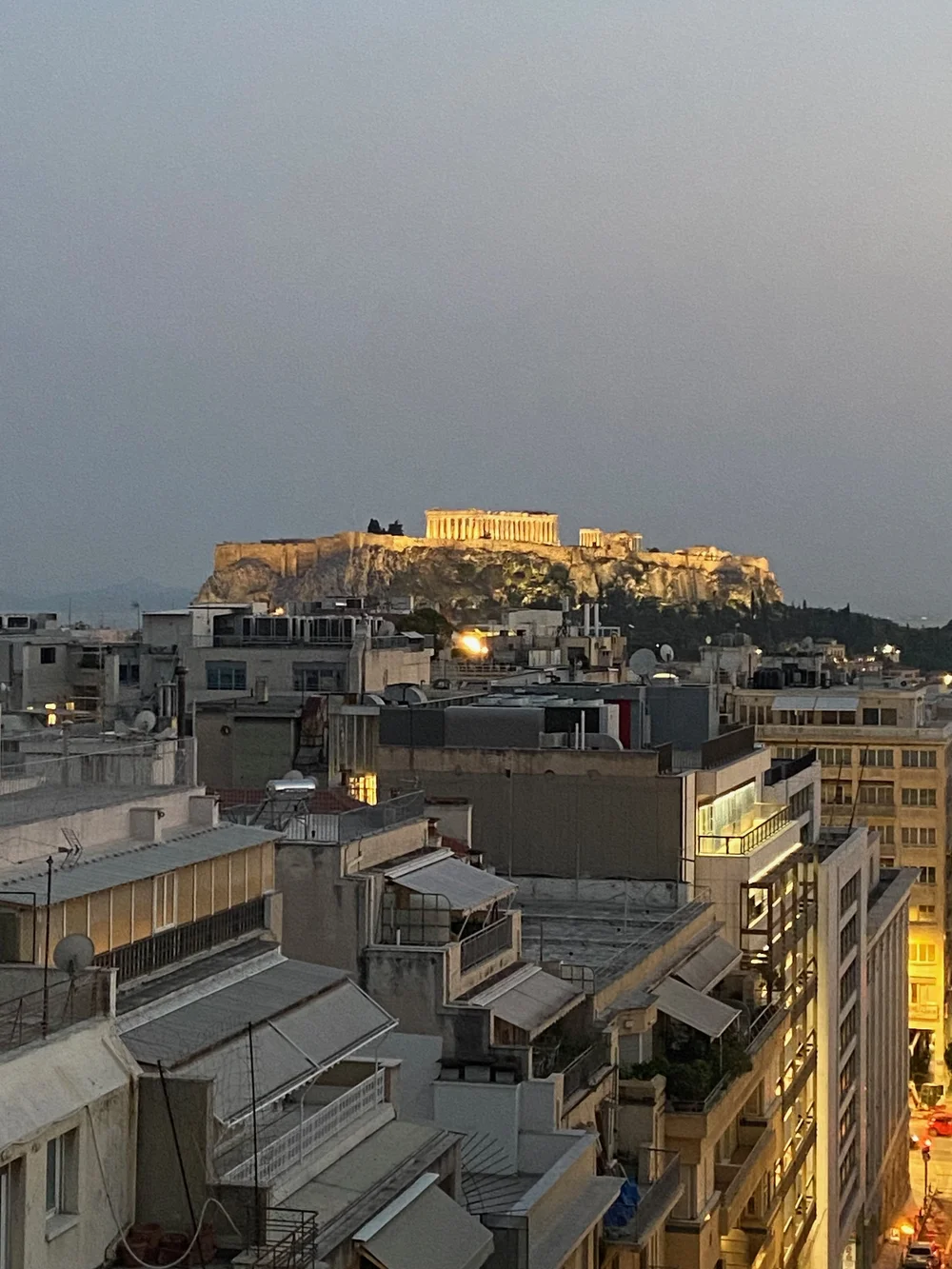 View from the Academias roof bar 