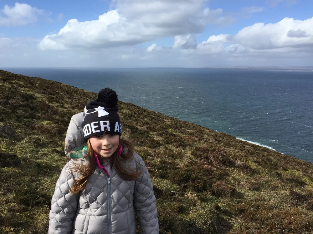 High up in the Burren
