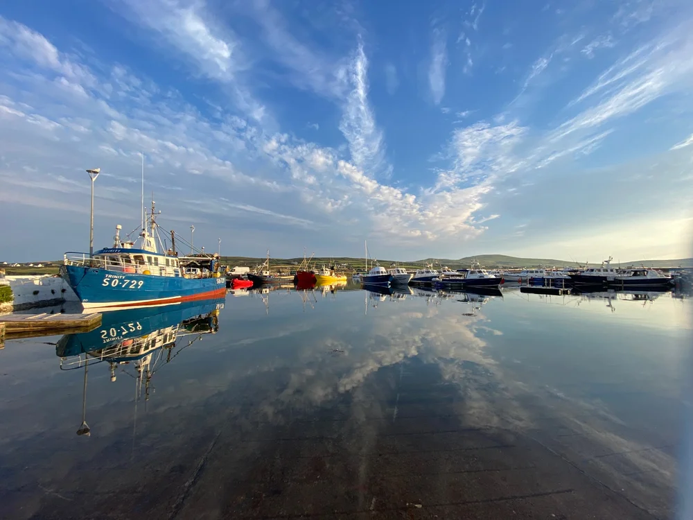 The harbor at Portmagee