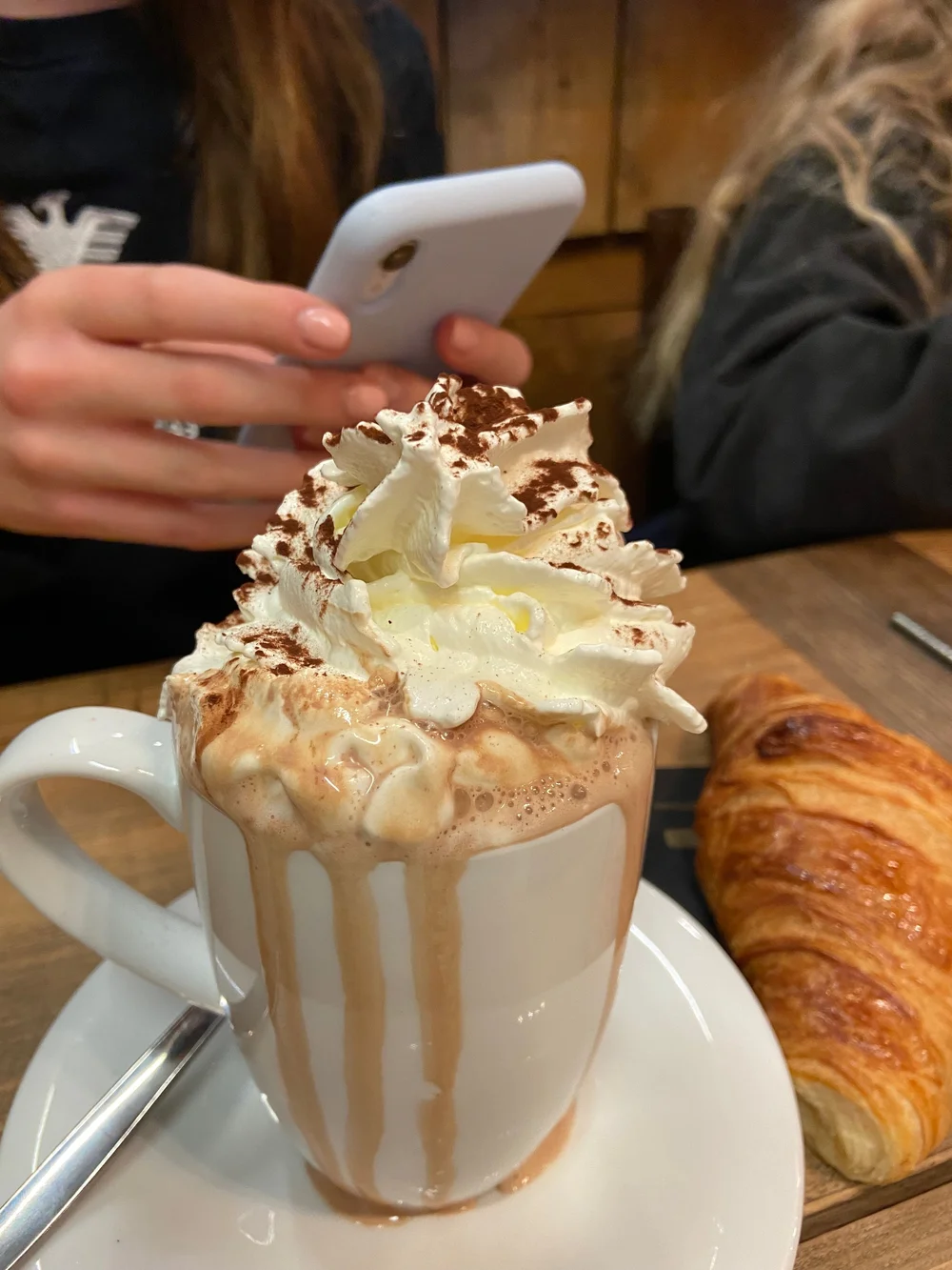 Hot cocoa at Maison Chevallot 