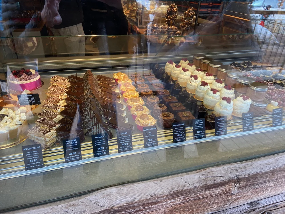 How much is that pastry in the window?