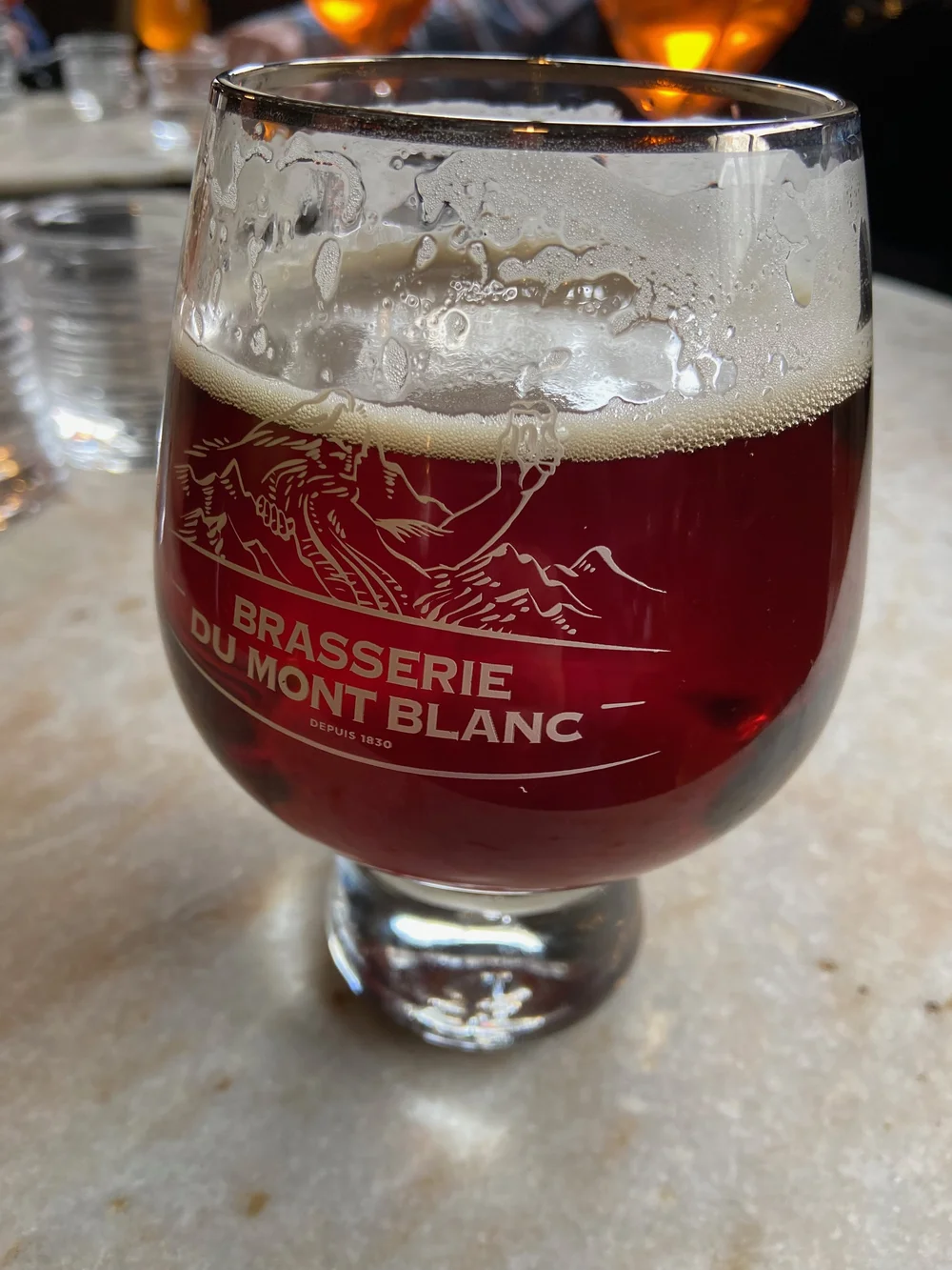 Local brew at Le Garage 