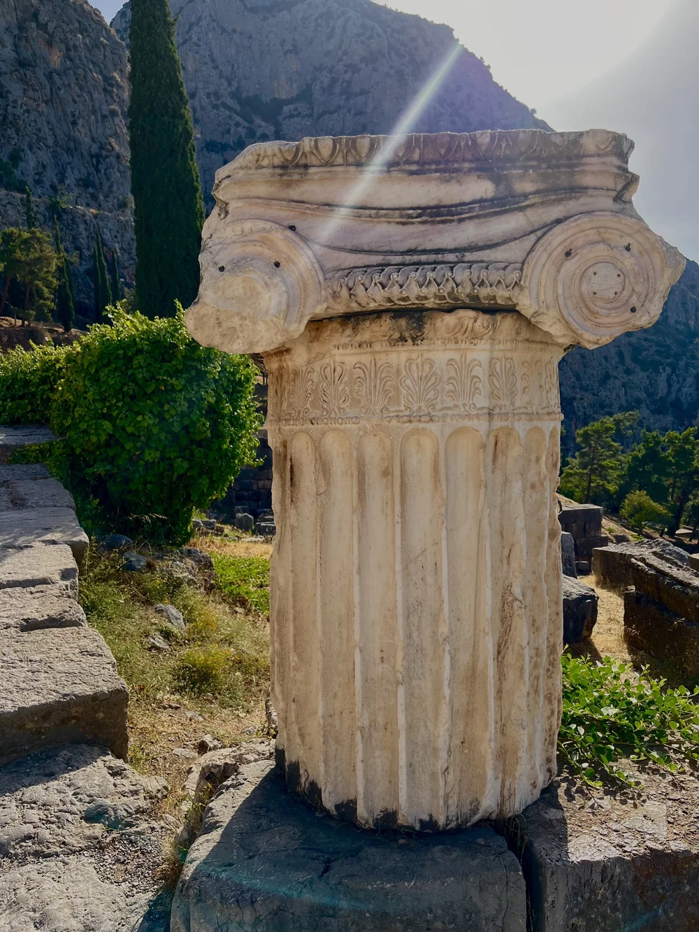 Column with Ionic capital