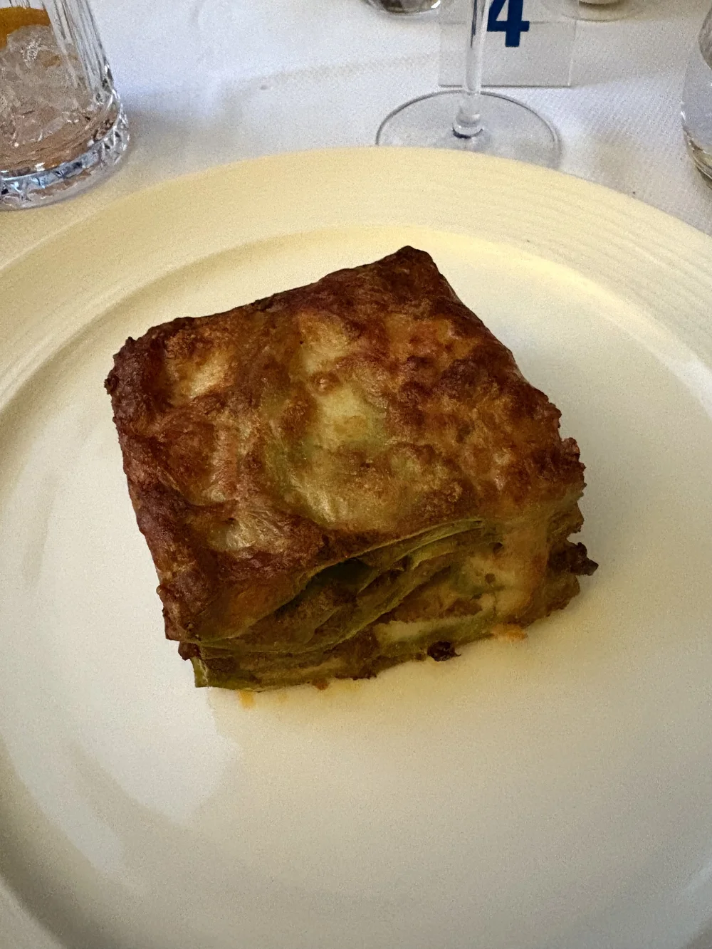 Lasagna Verde at Cesarina