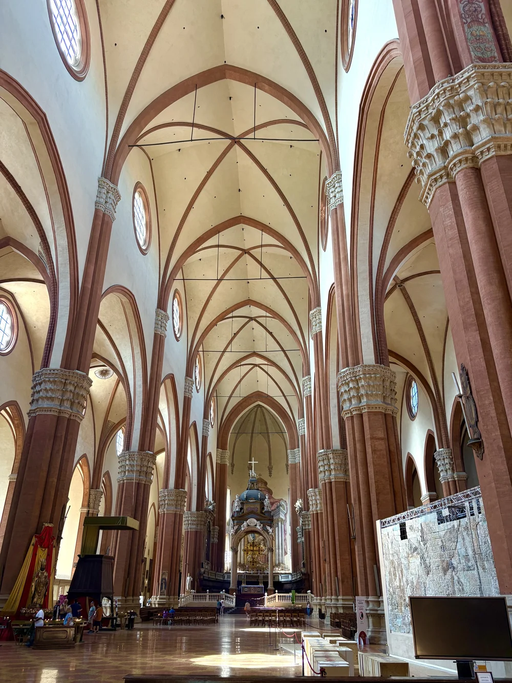 Inside the Basilica