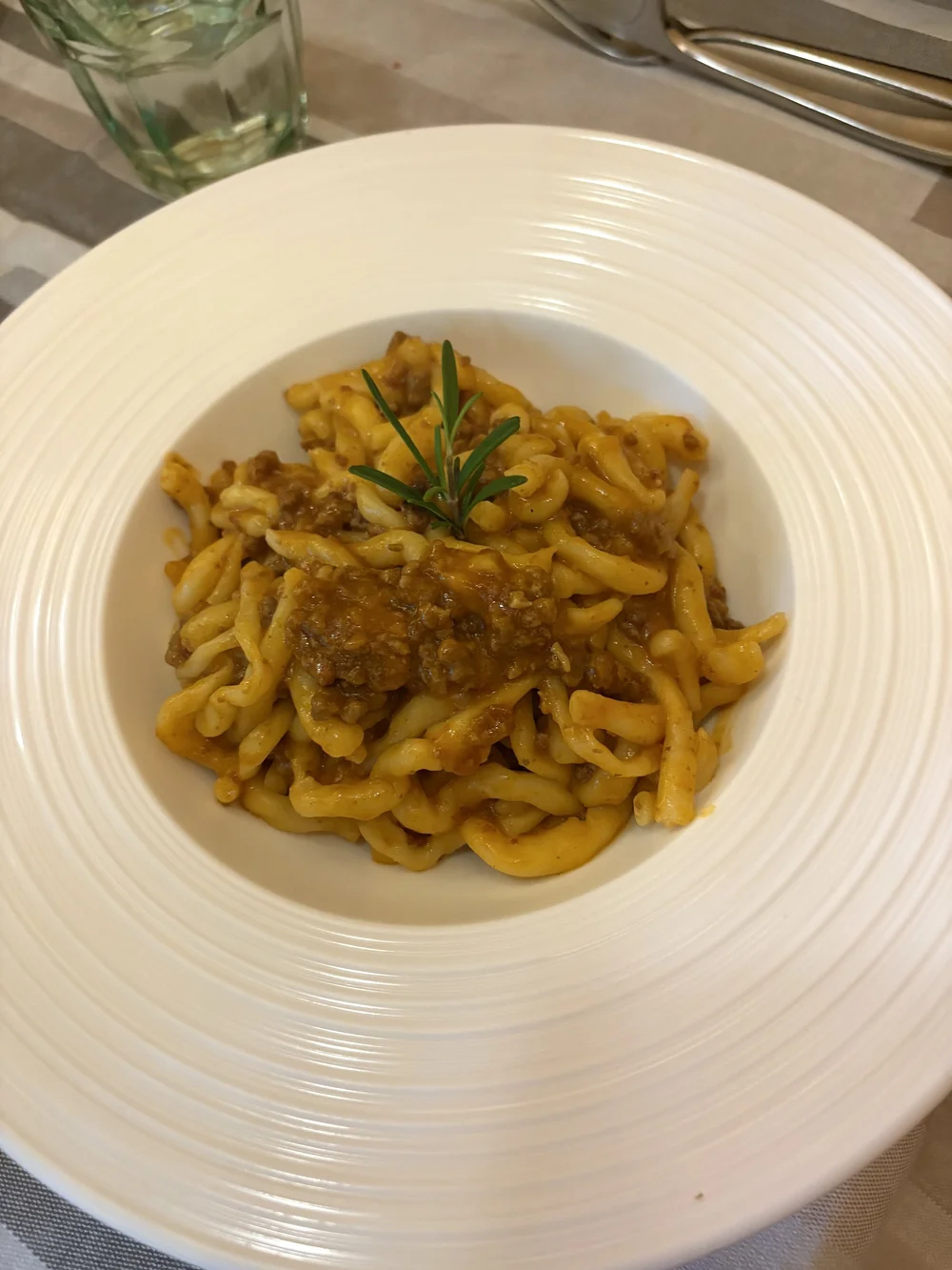 Pici with Ragu at Da Fiorella