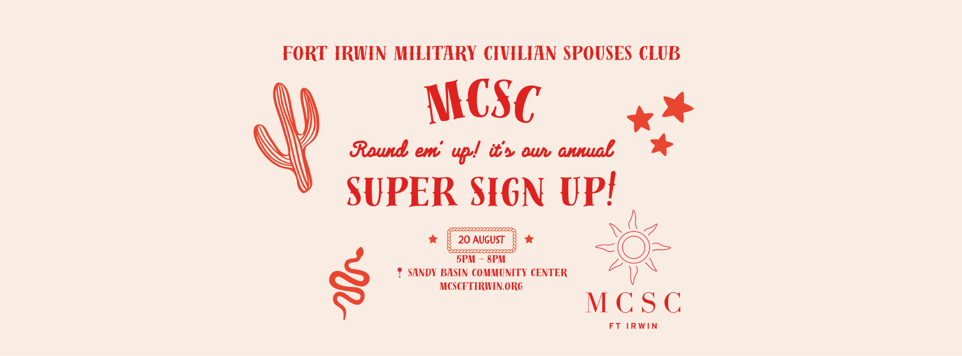 MCSC Super Sign Up
