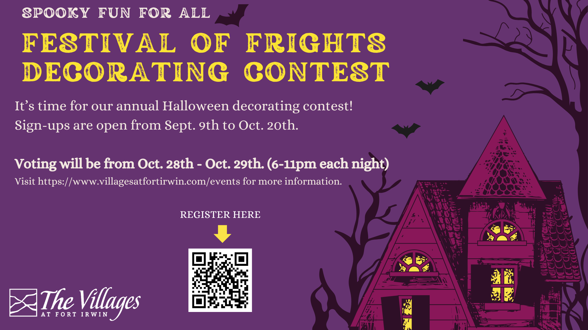 2025 Festival of Frights House Decorating Contest