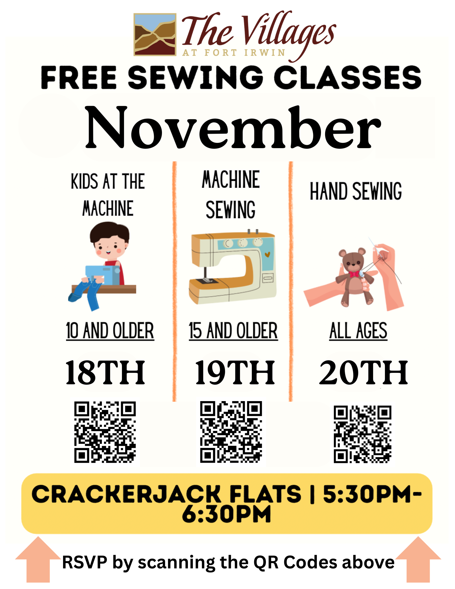 Machine Sewing Class