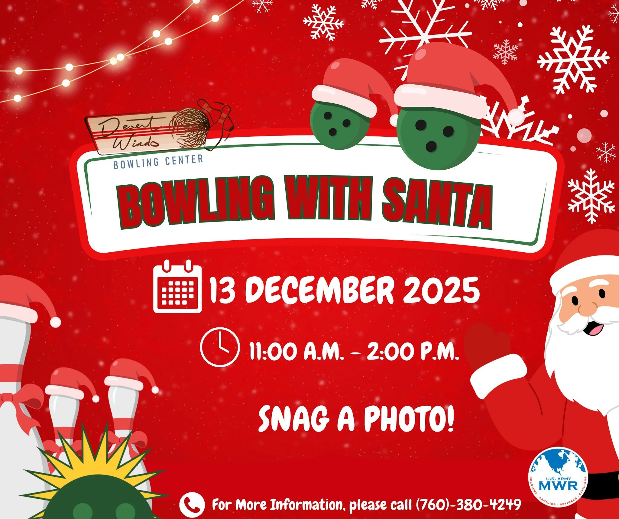 Bowling with Santa