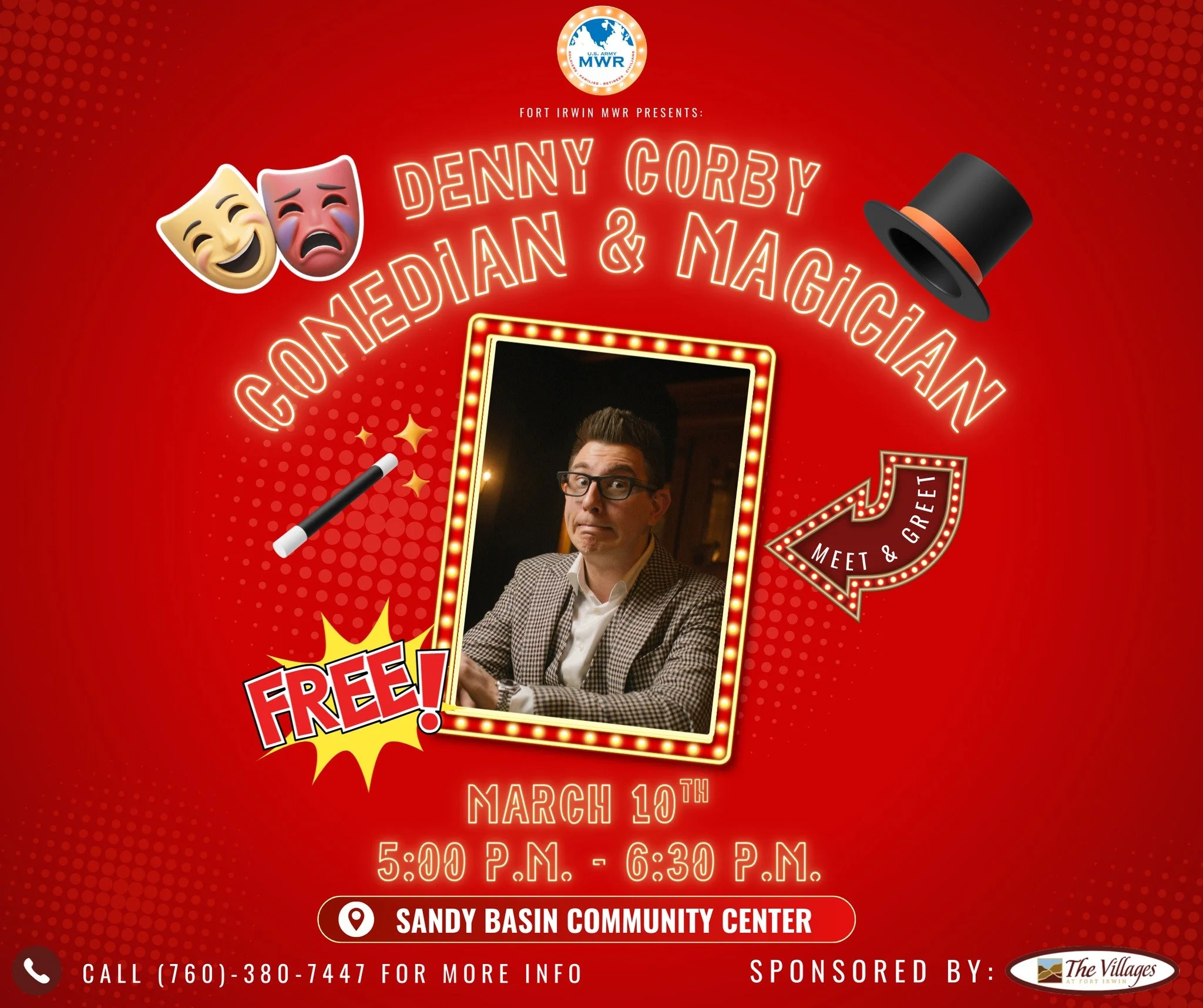 Denny Corby Comedian and Magician Show