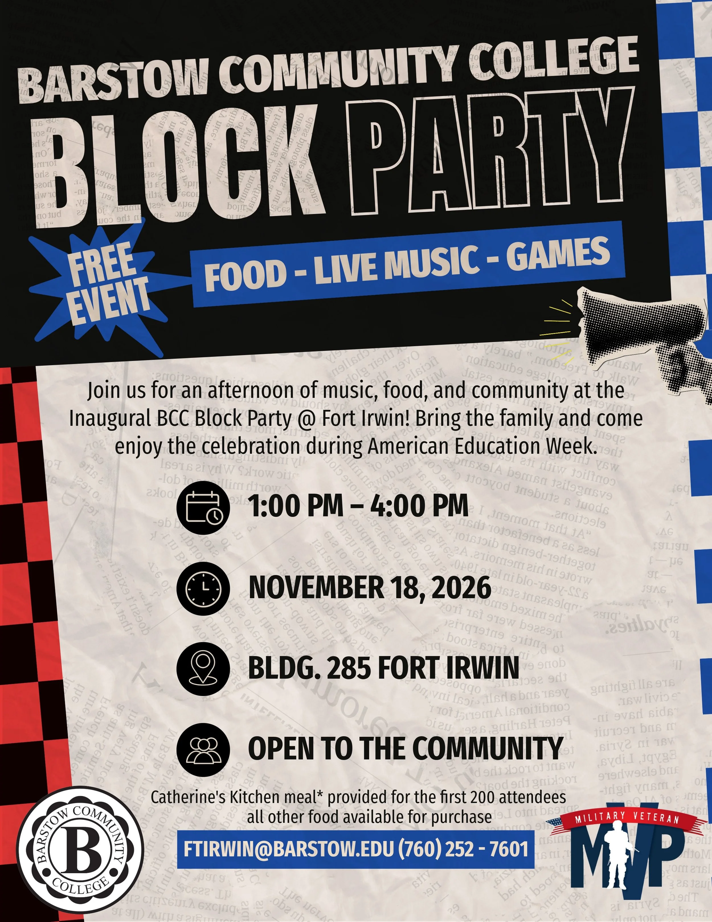 Barstow Community College Block Party