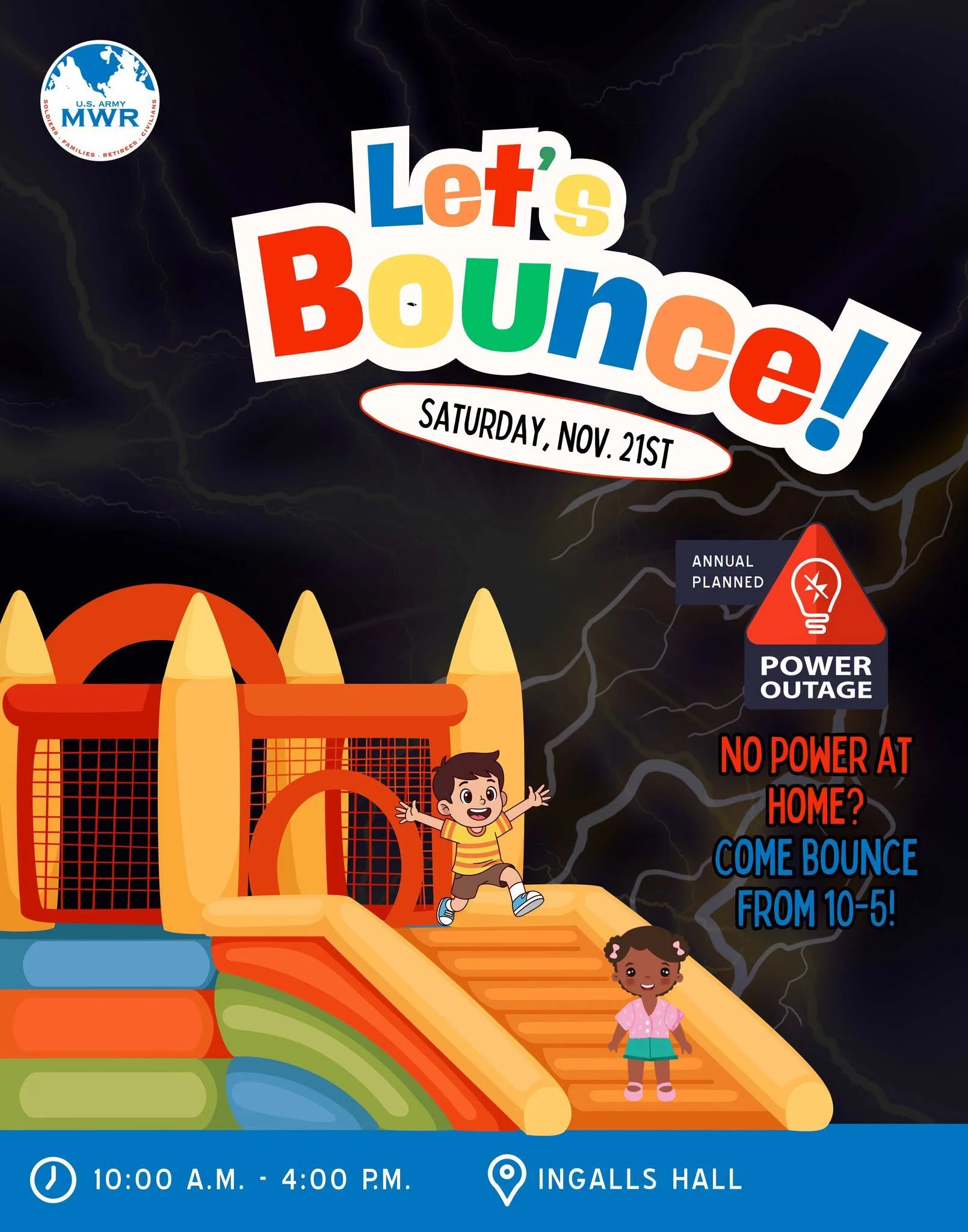 MWR Indoor Bounce House Event