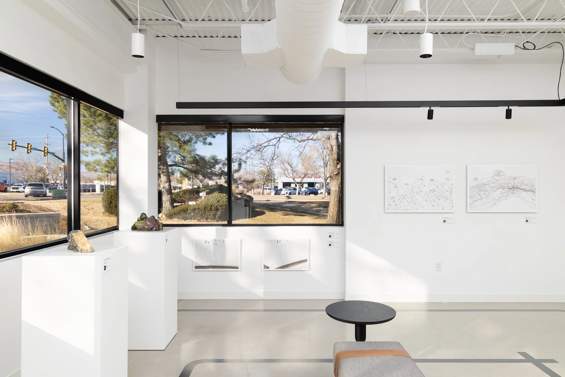 Installation view at Pearl East, work by Sonja Hinrichsen and Christopher Owen Nelson