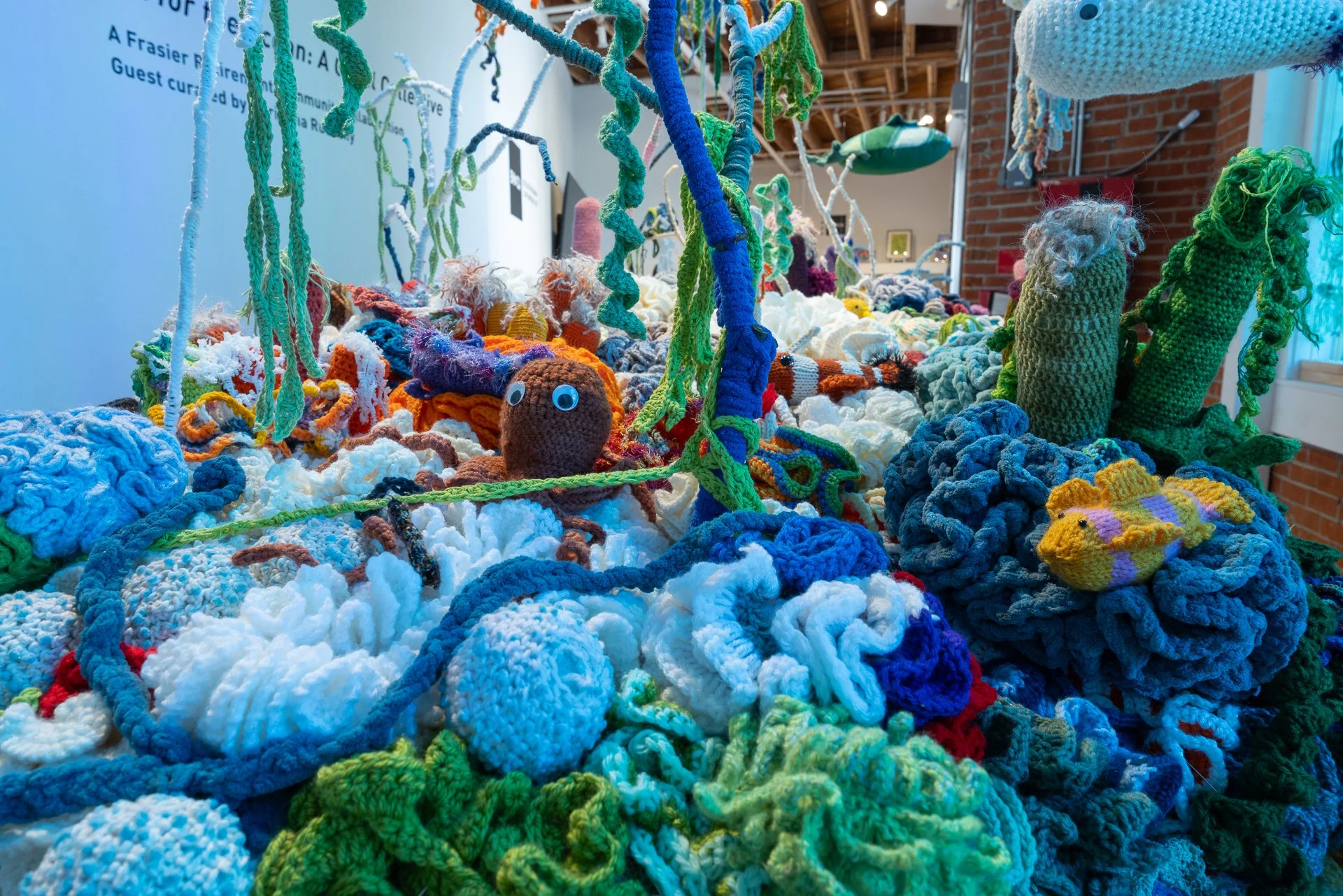 Art for the Ocean: A Coral Collective installation at BMoCA