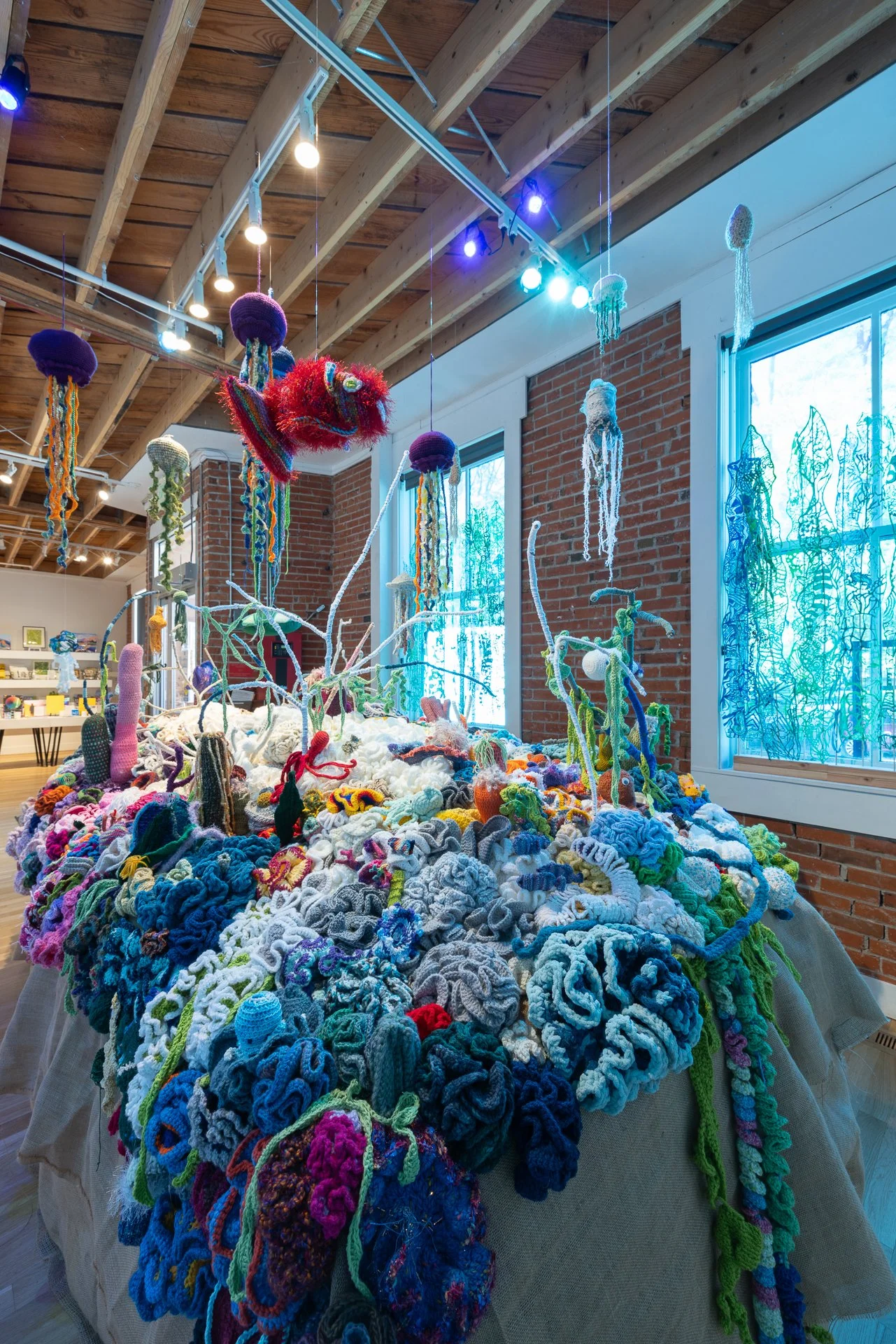 Art for the Ocean: A Coral Collective installation at BMoCA
