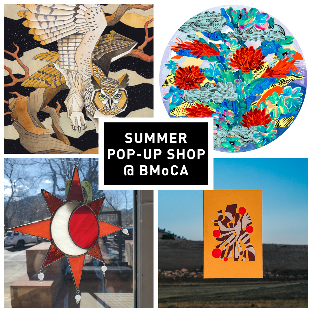 art by multiple artists, summer pop up shop