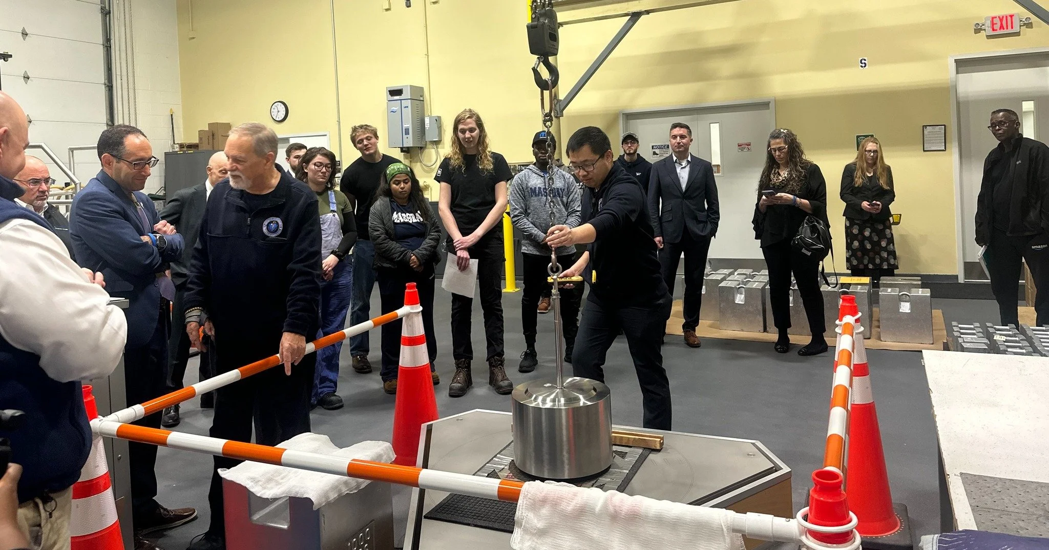 Last week, I had the privilege of joining Senate President Karen E. Spilka in welcoming Secretary Eric Paley, Executive Office of Economic Development, to town, where we toured the Division of Standards Metrology Laboratory in Ashland alongside stude