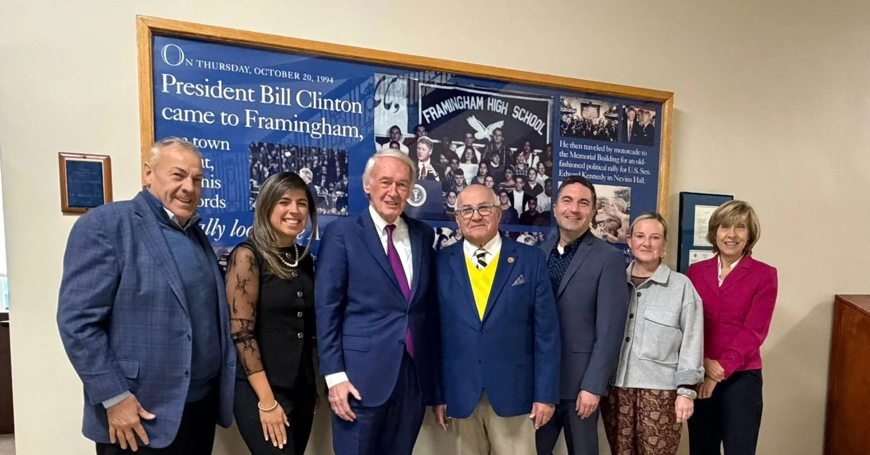 Thank you, @senmarkeymemes, for visiting Framingham on Thursday and meeting with Mayor Sisitsky, the legislative delegation, and City Council Chair Phil Ottaviani. Our conversations focused on the harmful impact of current federal immigration policie