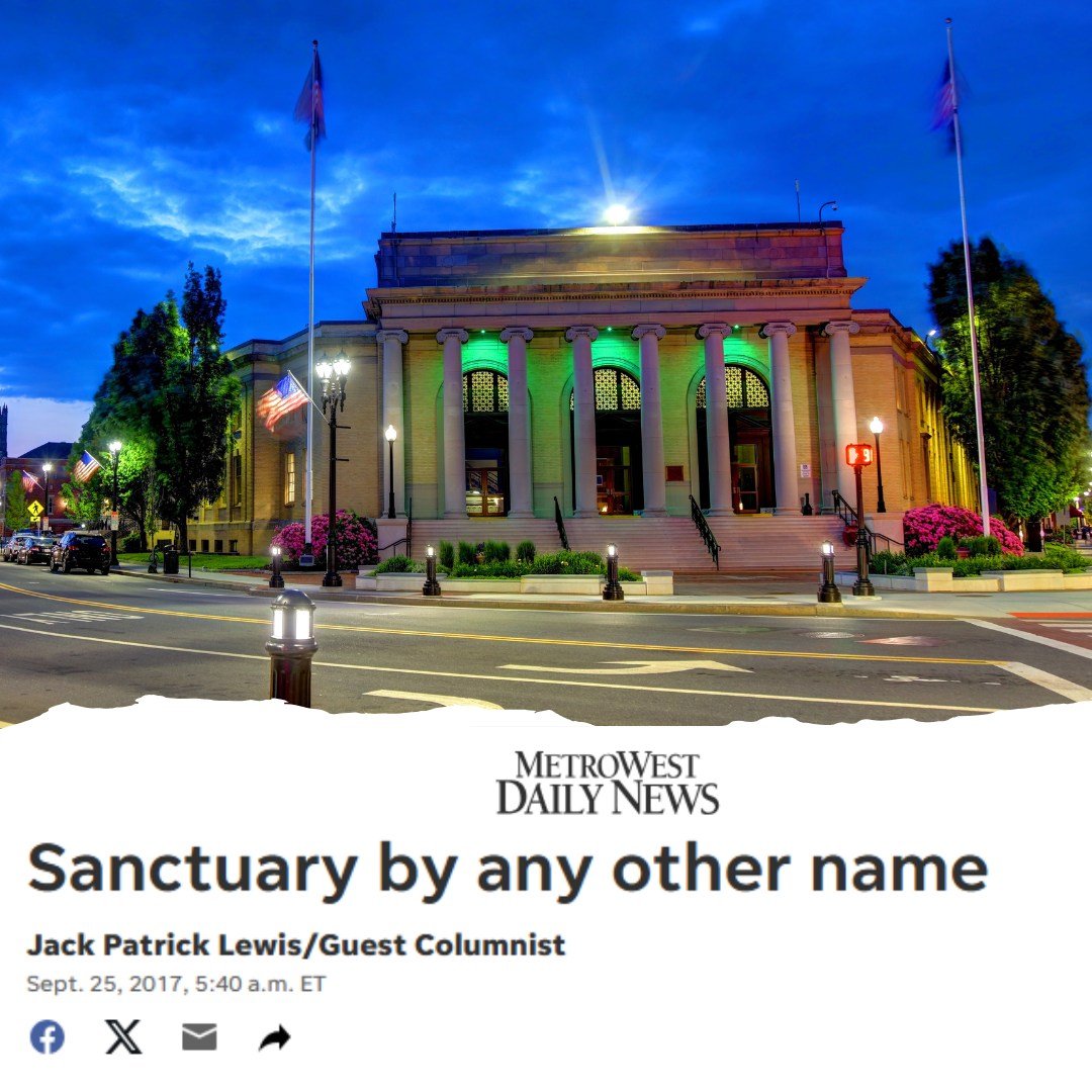 Eight years ago, as our young city approached its first elections and the fear of the first Trump term took root, I wrote this piece for the MetroWest Daily News about what it means for a community like Framingham to truly stand with our immigrant ne