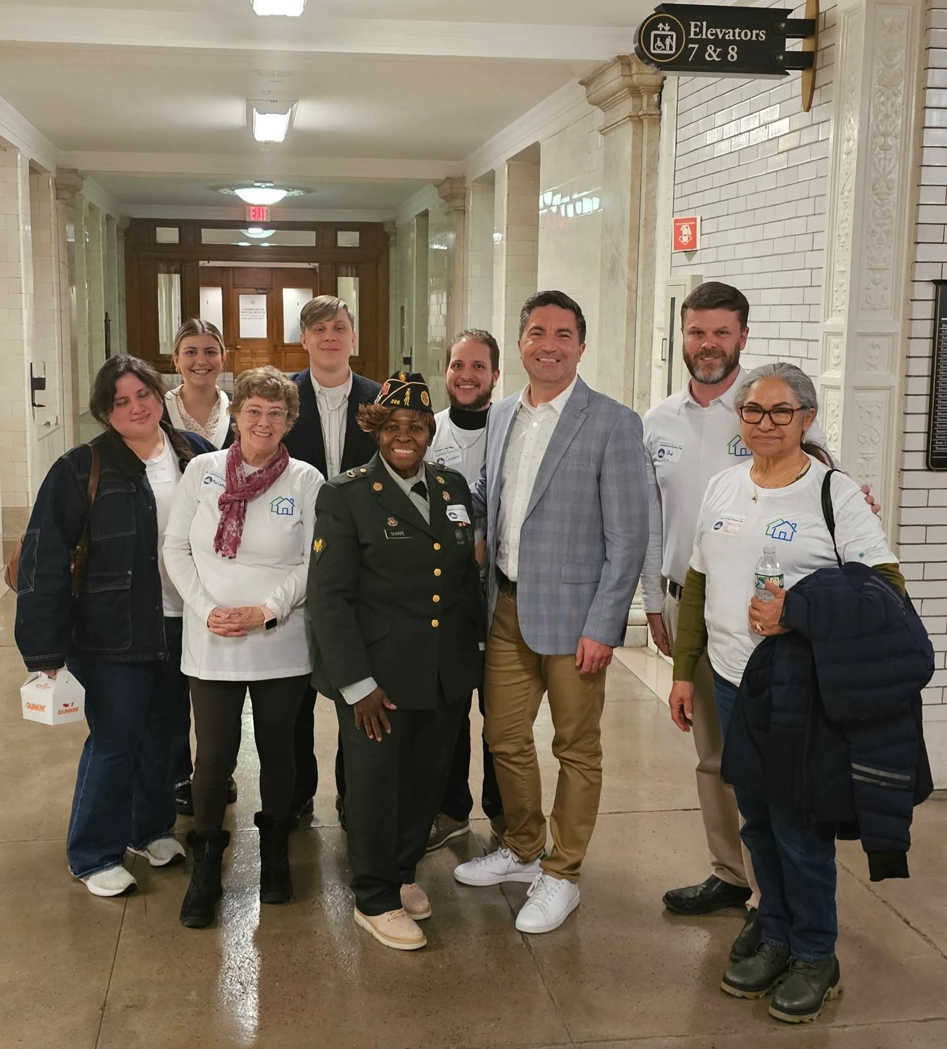 It is always fun to turn the corner at the State House and run into a constituent!  Thank you, Marcia Sharpe, for joining an advocacy day addressing food and housing insecurity.