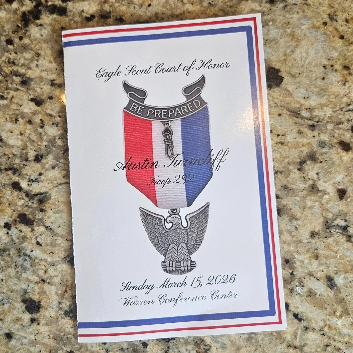 Congratulations, Austin, on your Eagle Scout Court of Honor today. You have made your family, friends, @troop232ashlandma, and the entire Town of Ashland proud.

It was an honor to present you with a citation from the Massachusetts Legislature and to