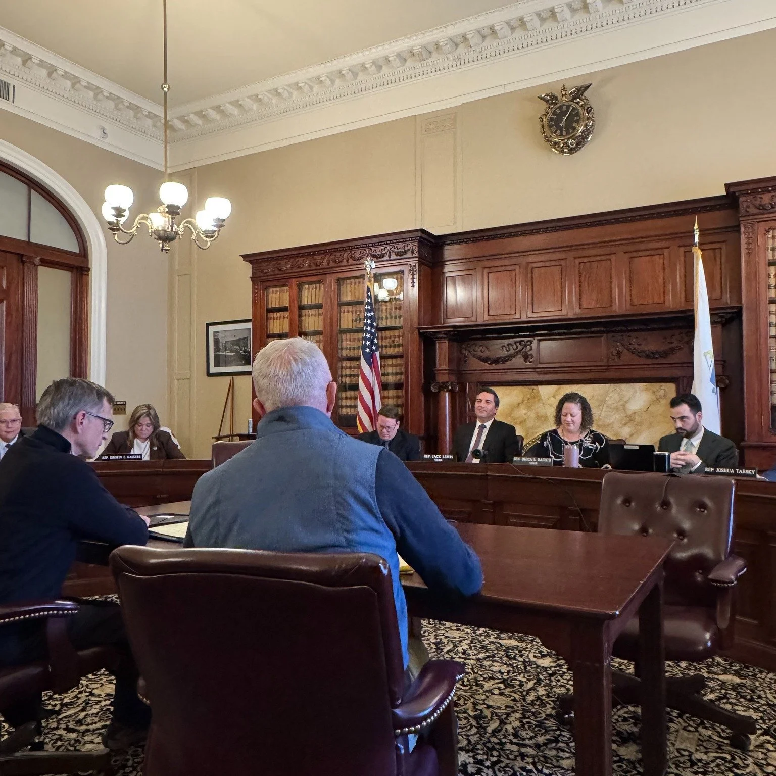 Today, the Joint Committee on Municipalities held another hearing on a handful of bills related to our energy grid, education, and more.

Every resident in Massachusetts may testify in-person or virtually on any proposed piece of legislation. I'm pro