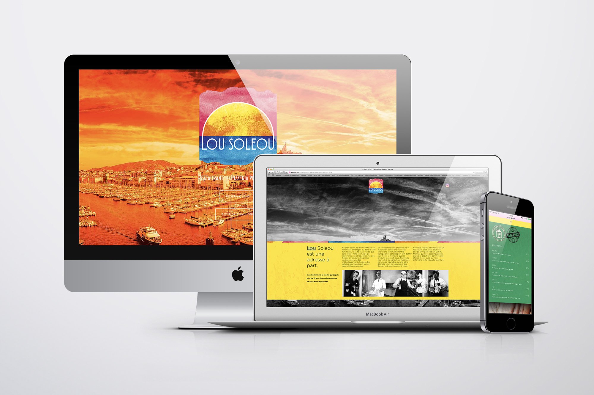 Lou Soleou - Restaurant - Site web