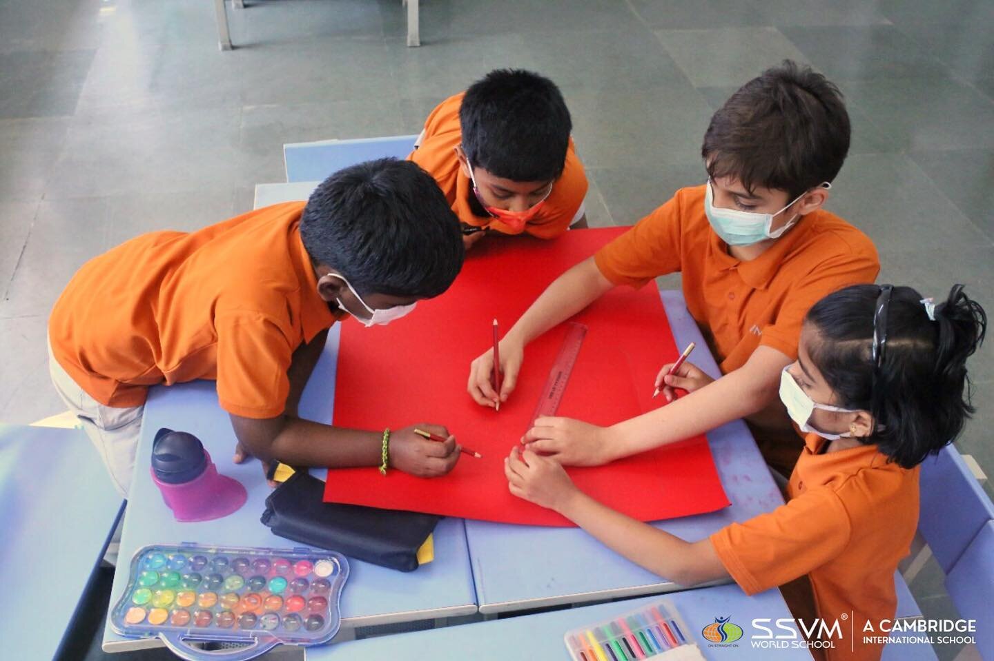 We can accomplish so little alone, but together we can achieve so much more.

We, at SSVMWS Cambridge International School, engage learners in project-based activities that focus on Team Building. 

Learners respect each other&rsquo;s ideas views and