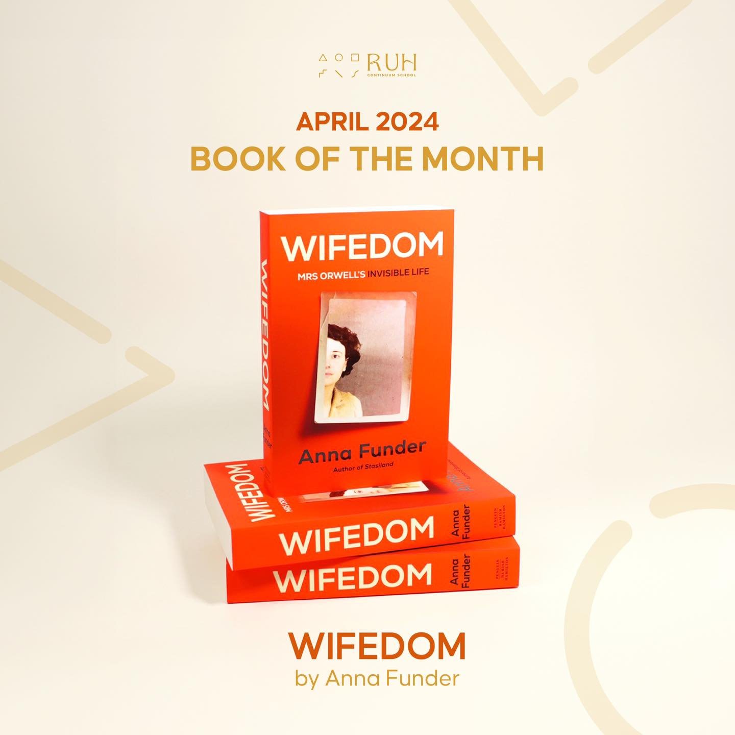 Embark on a literary adventure with &quot;Wifedom&quot; by Anna Funder, our captivating Book of the Month! 📚 

Through the lens of Eileen's letters, Funder delves into the complexities of marriage and creativity amidst historical upheaval. 💭 

Join