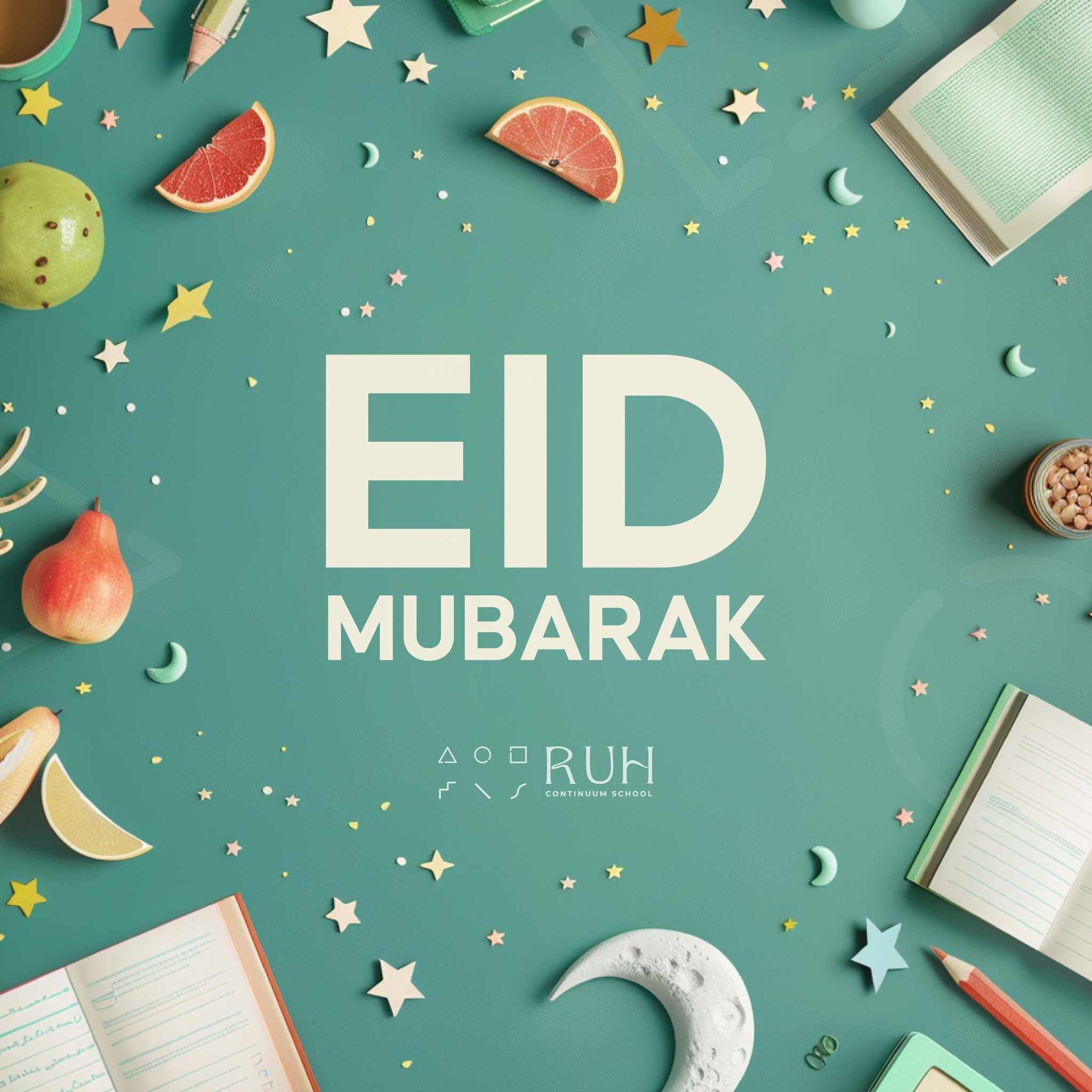 To our wonderful Ruh Continuum family, Eid Mubarak! 🌙🎉 

Today, as we mark the end of Ramadan, let's celebrate the triumph of perseverance, faith, and love. Eid is more than just a festival; it's a reminder of the values that bind us together as a 