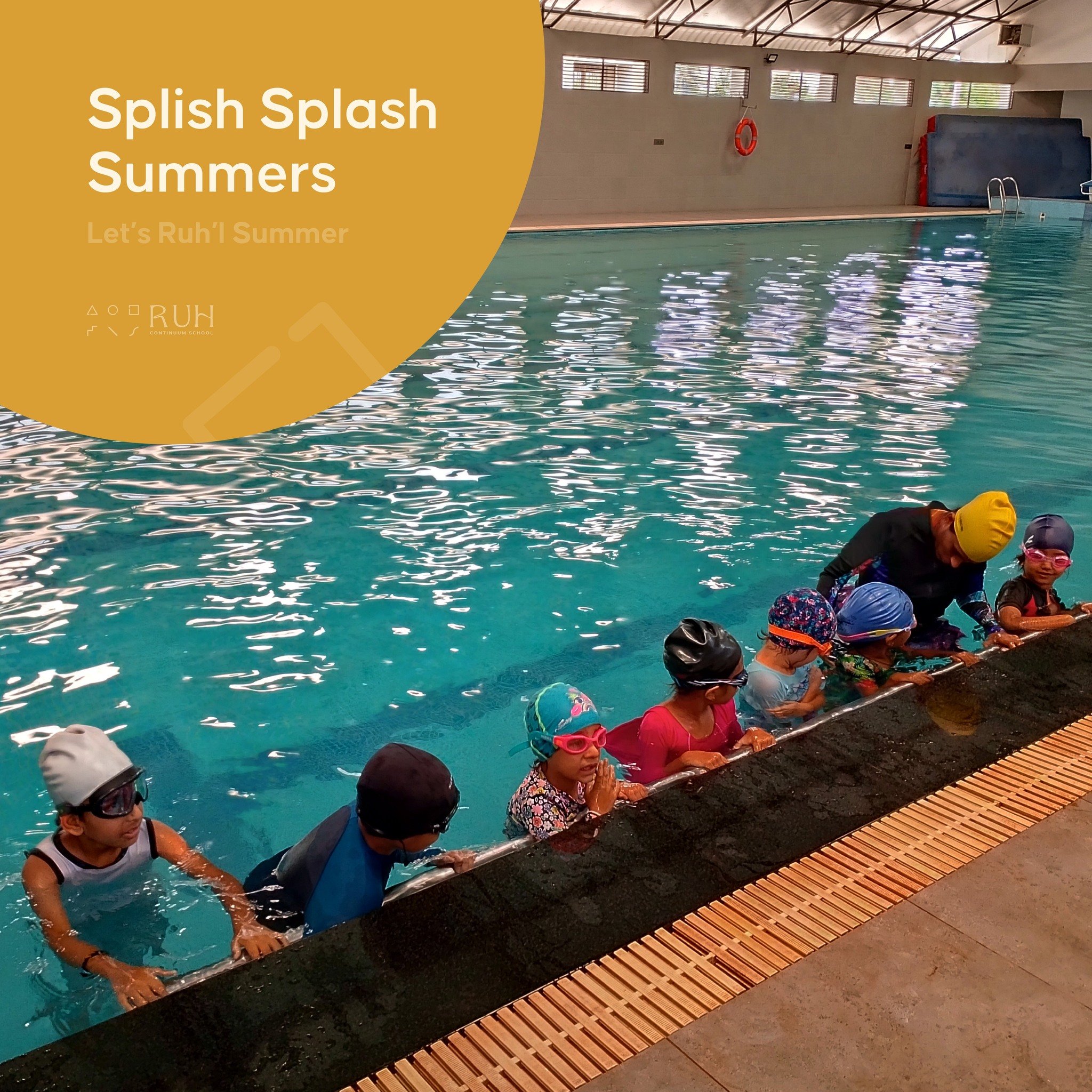 Summer days are made for making a splash! With goggles on and smiles wide, our young swimmers are making waves in the pool this summer🏊&zwj;♀️✨

#ruhcontinuumschool #swimming #summerbreak #summercamp