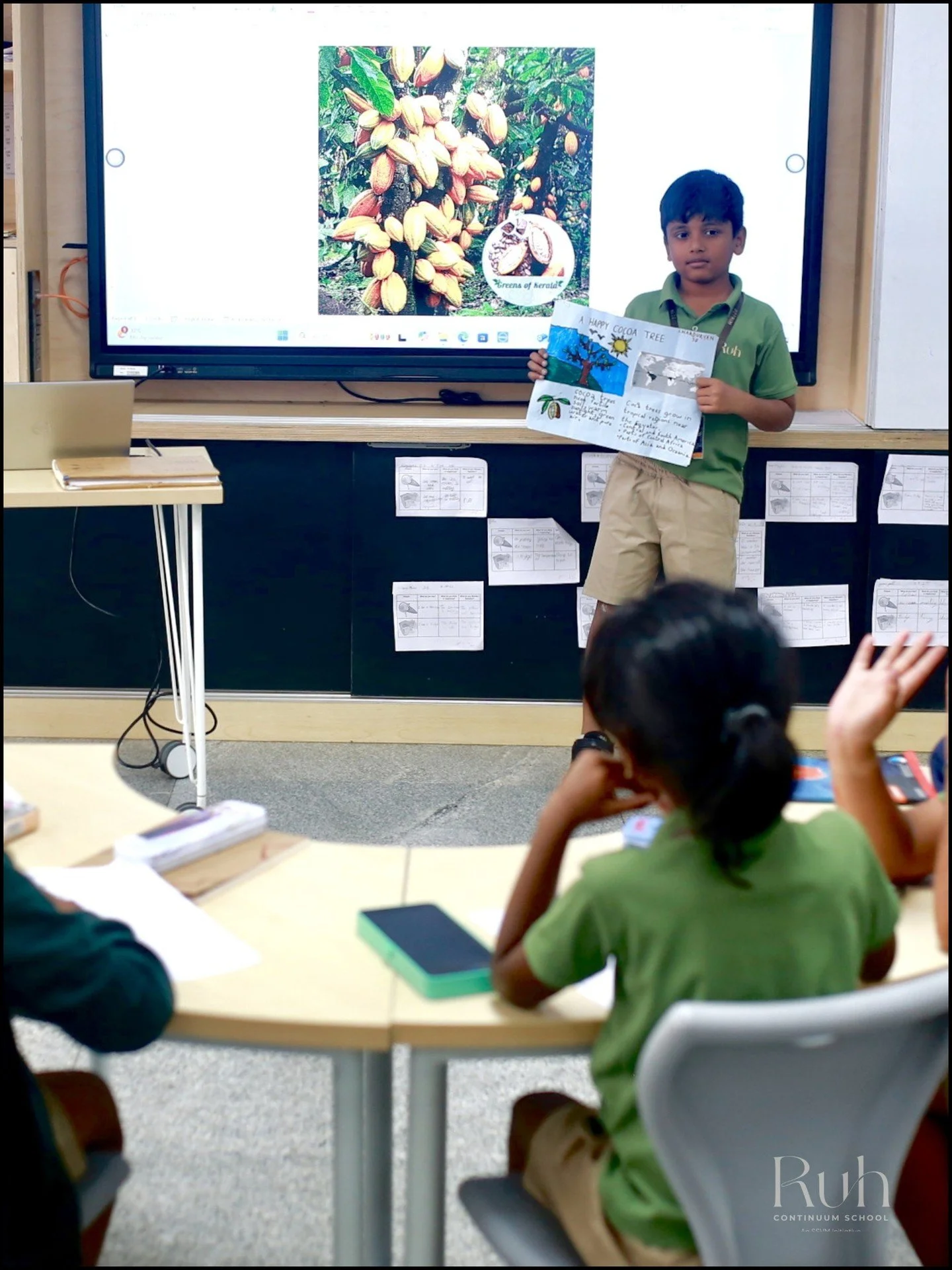 Our Grade 3 explorers are taking us on a sweet journey! For their Global Perspectives presentation, "The Happy Cocoa Tree," our young geographers investigated where in the world cocoa trees can grow.
Our learners shared key findings: cocoa