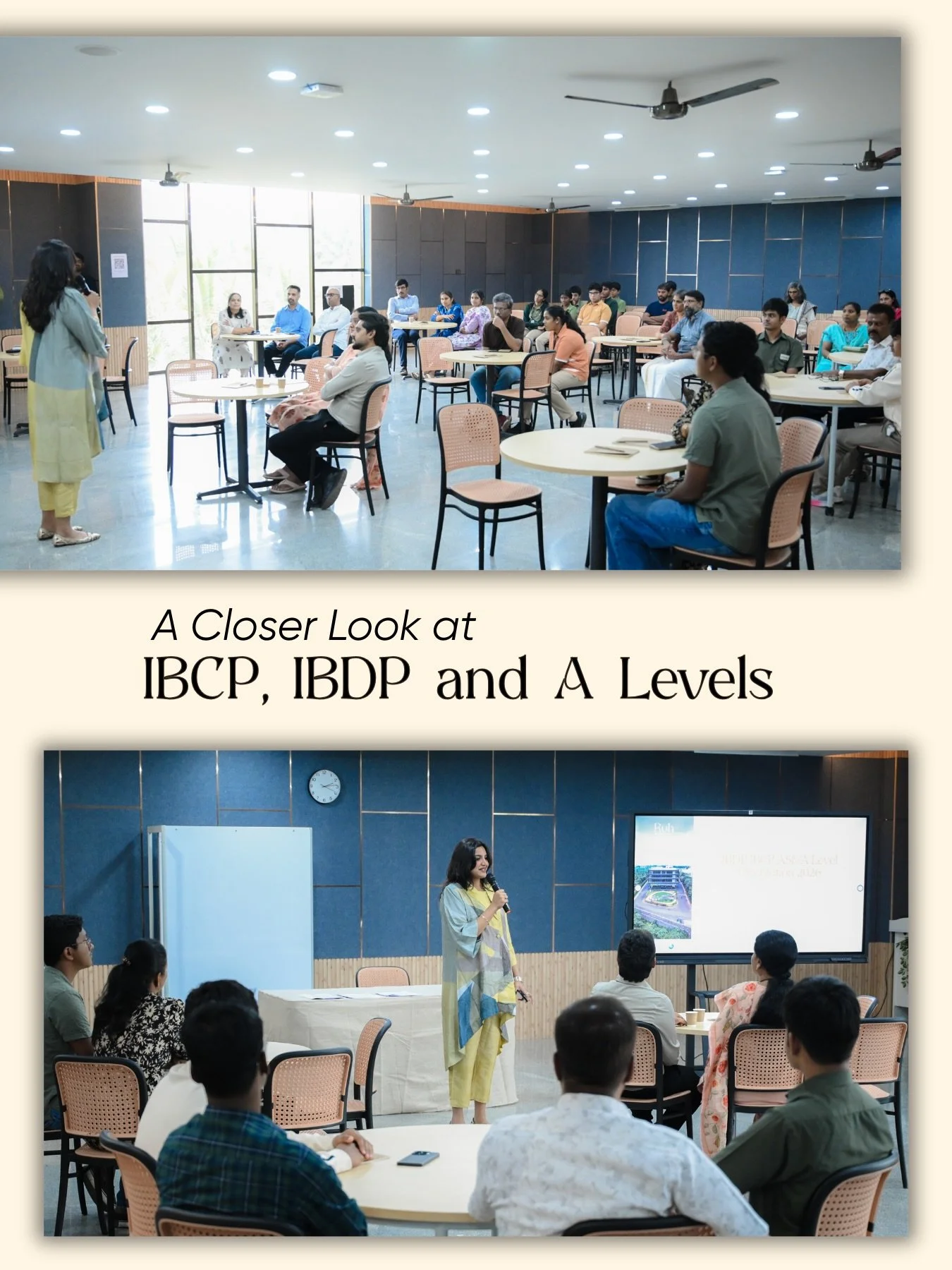We recently hosted an orientation session introducing the IBCP, IBDP, and AS &amp; A Levels programmes to prospective learners and parents. The session provided a clear overview of each pathway, highlighting their academic structure, subject choices,