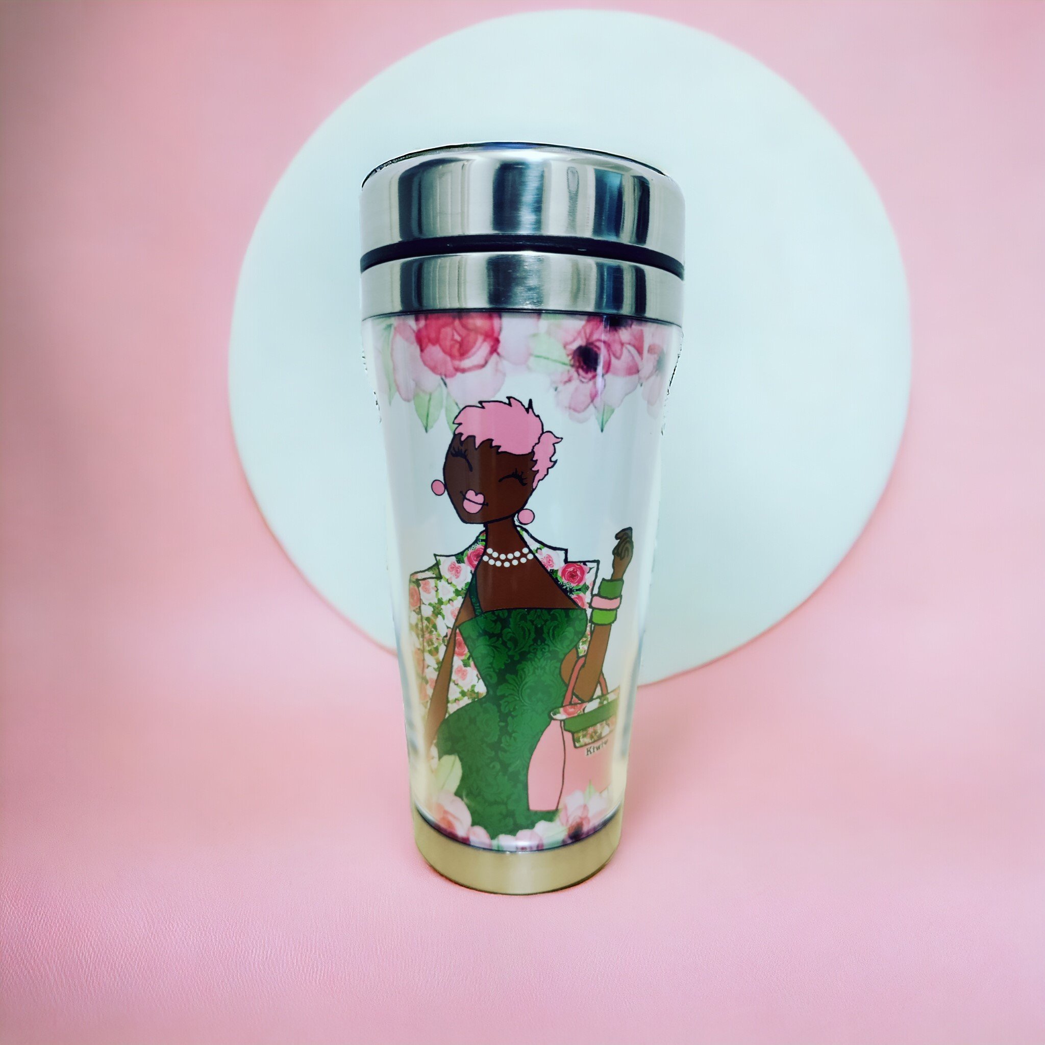 Pink and Green Blessings Travel Cup.jpeg