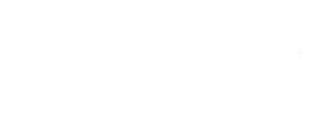 Logo of The Chemotherapy Foundation with a dot pattern graphic