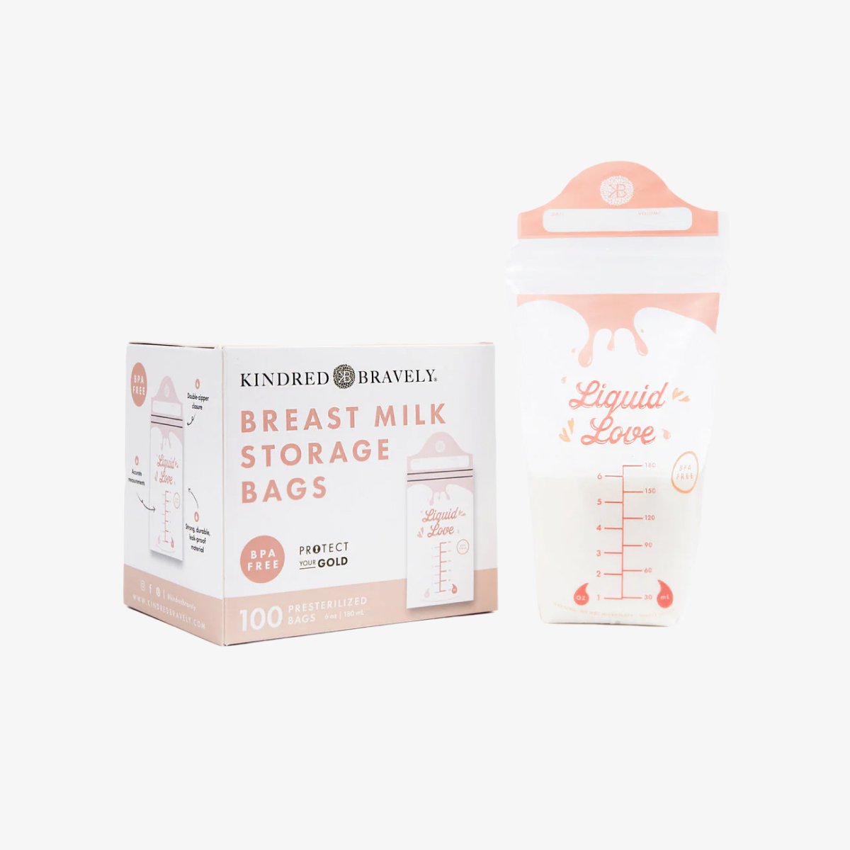 Legendairy Silicone Breastmilk Storage Bags-Pearl - The