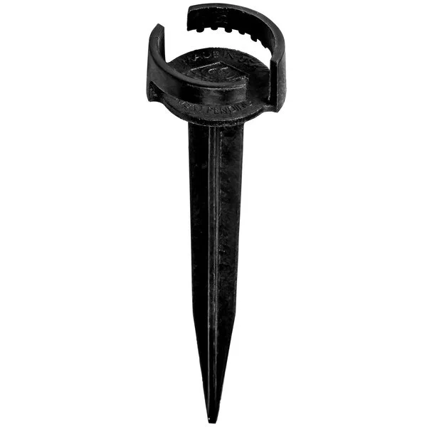 Ground Stakes: C9 5" Black Twist