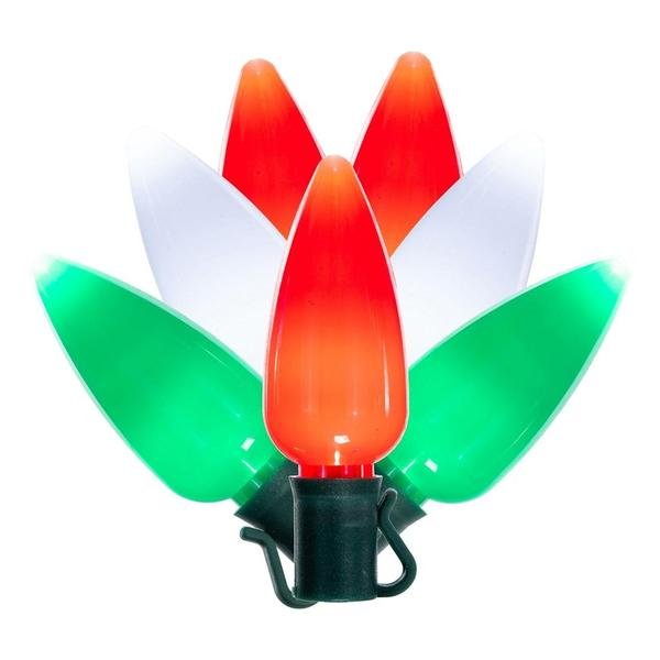 C9 Color Changing Red-Green-Cool White LED